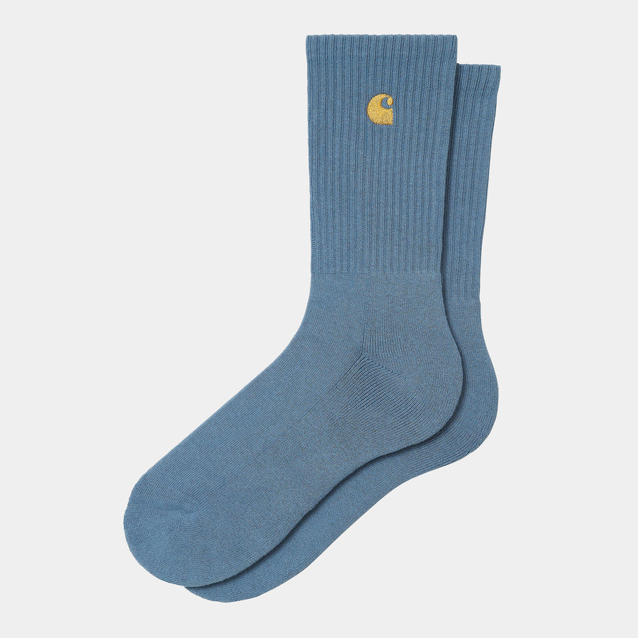 Carhartt Mens Chase Socks - Icy Water / Gold